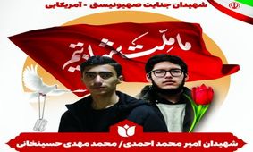 ۲ دانش‌آموز کرمانی فدای‌ ایران‌ شدند
