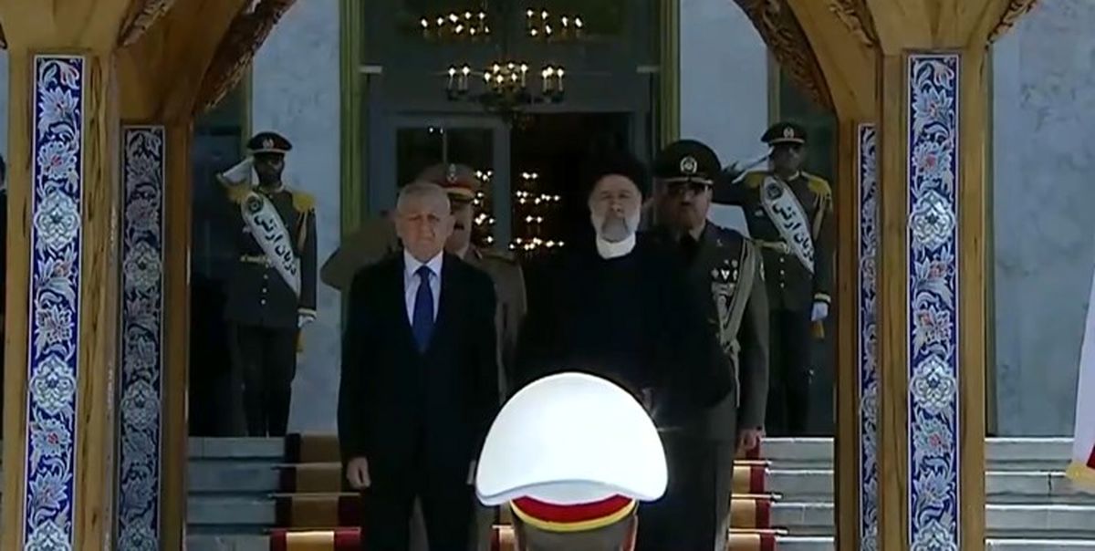 رئیسی از رئیس جمهور عراق در تهران استقبال کرد

