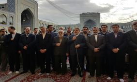 مراسم "مشهد ۲۰۱۷" از جوار مضجع منور رضوی آغاز شد
