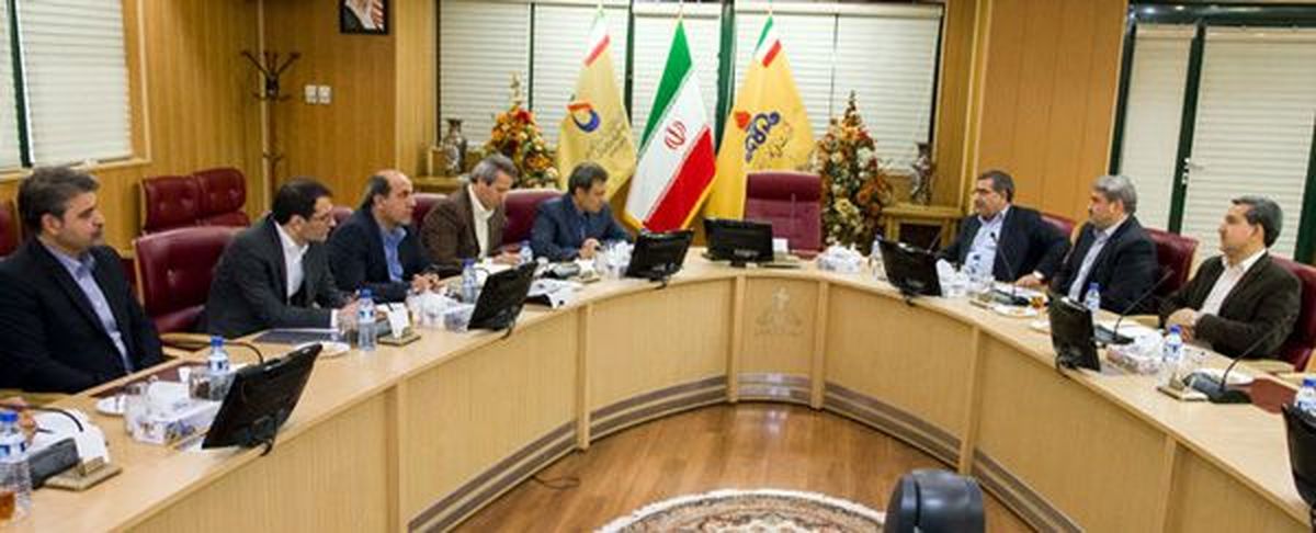 نشست مشترک مدیران عامل بانک ملت و شرکت ملی گاز ایران