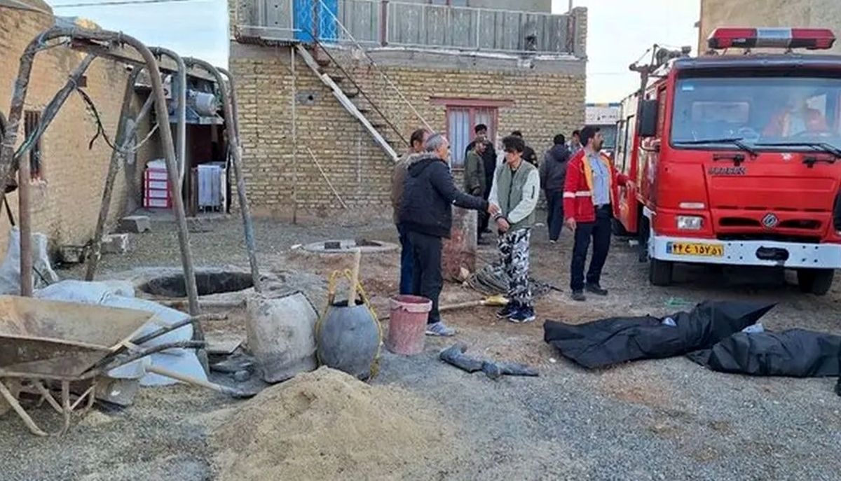 مرگ هولناک 2 مرد در عمق چاه