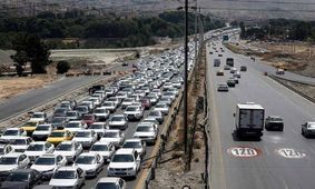 ترافیک پر حجم در ورودی و خروجی های مشهد