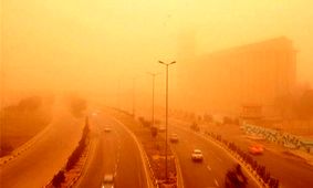 غلظت ریزگردها در فهرج 14 برابر حد مجاز شده است