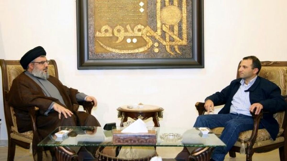 دیدار مفصل سید حسن نصرالله و جبران باسیل درباره پرونده‌های داخلی لبنان