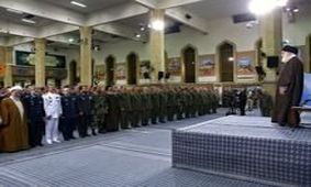 دیدار فرماندهان و کارکنان ارتش با فرمانده کل قوا