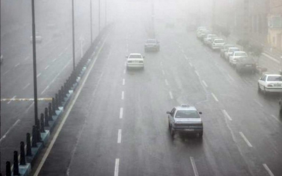 مه گرفتگی و کاهش دید در محور فیروزکوه