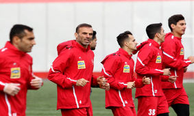 تمرین تیم فوتبال پرسپولیس تعطیل شد