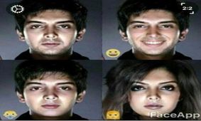فیس‌آپ جالب و دیدنی هنرمندان