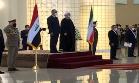 استقبال رسمی روحانی از نخست وزیر عراق در تهران / فیلم
