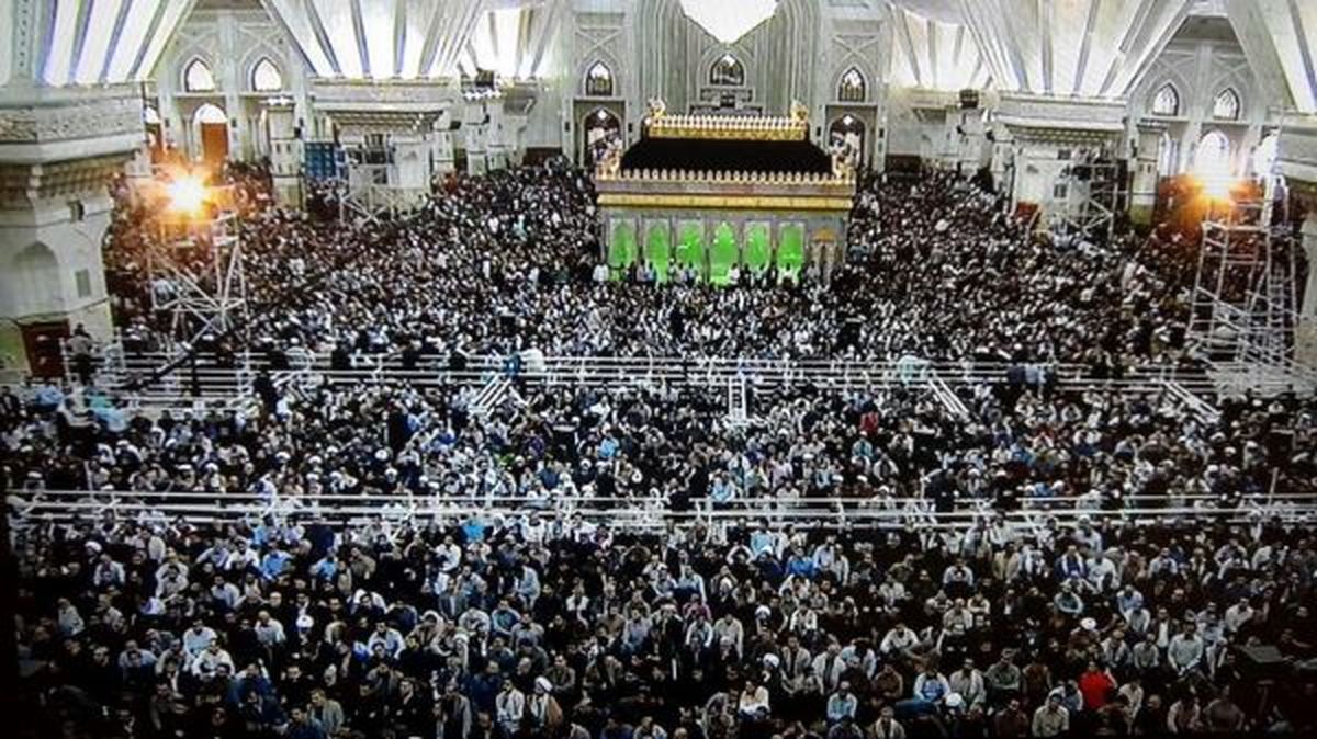کدام مسئولان پای سخنان رهبری در مراسم ارتحال امام نشستند؟