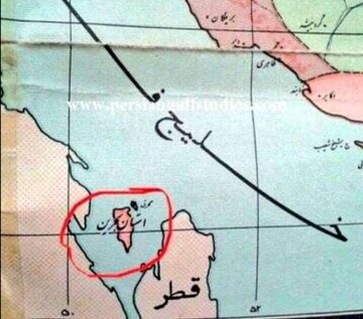 مبنای جدایی بحرین از ایران
