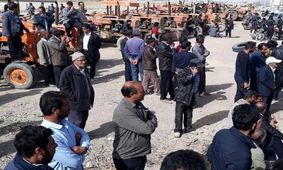 تجمع کشاورزان شرق اصفهانی به دلیل عدم تحقق وعده‌های مسئولان