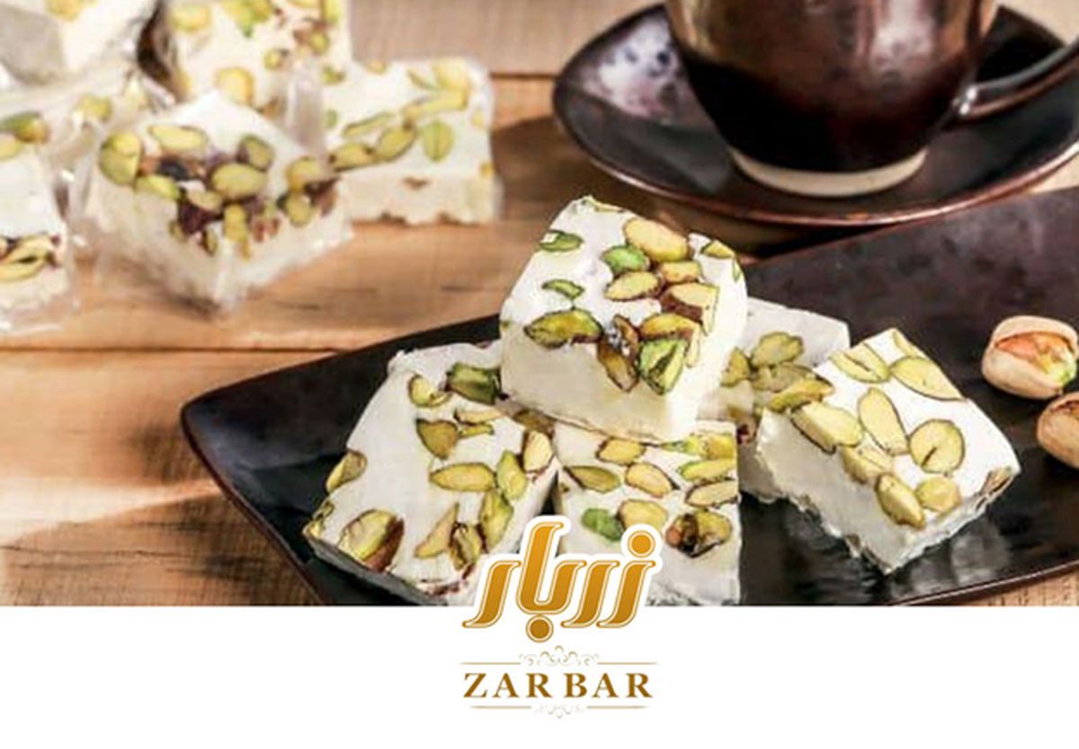استفاده از آجیل در تولید گز