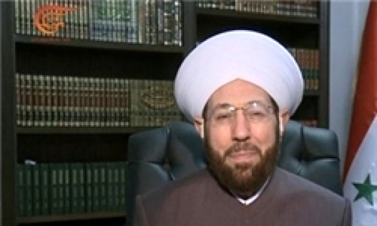 اقامه نخستین نماز جمعه در حلب پس از آزادی توسط مفتی اعظم سوریه