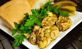 طرز تهیه مغز گوساله با سس مخصوص