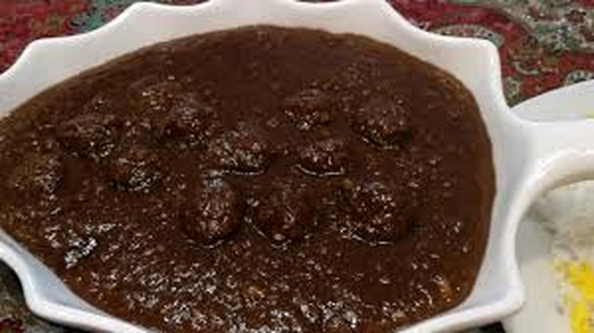 طرز تهیه خورش فسنجان با کوفته قلقلی