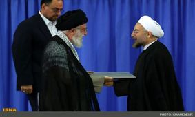 صبح پنج‌شنبه تنفیذ حکم ریاست جمهوری روحانی توسط رهبرانقلاب
