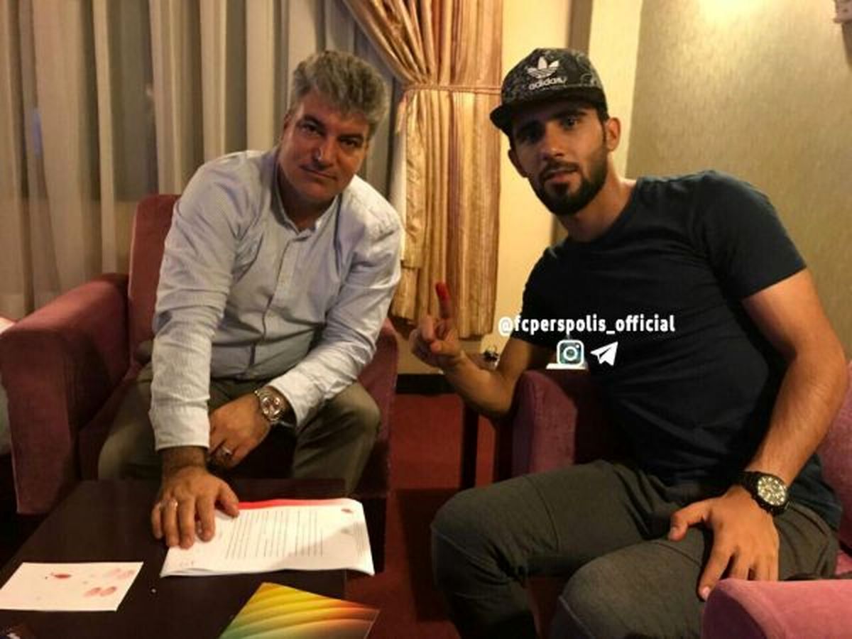 بازیکن عراقی پرسپولیسی شد+عکس
