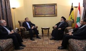 دیدار امیرعبداللهیان با سید حسن نصرالله در لبنان