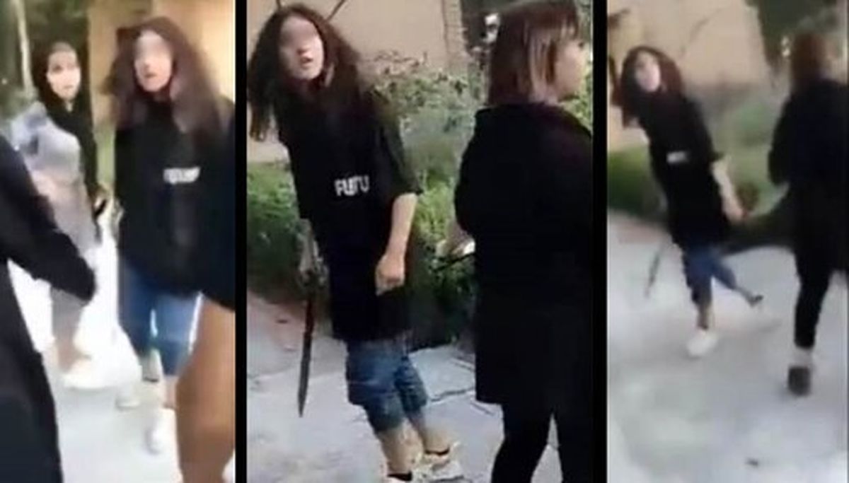 چه بر سر فرهنگ ما آمده که دختران قمه کش در اصفهان به جان هم می افتند؟