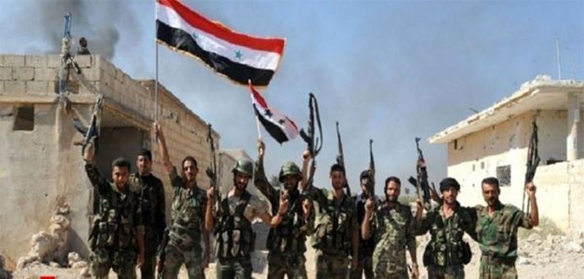 پرچم سوریه پس از سال‌ها بر گذرگاه مرز اردن به اهتزار درآمد