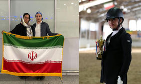 اختلاف پدر و مادر بر سر مهریه، دختر سوارکار ۱۲ ساله را ممنوع الخروج کرد / سارا پور عظیمای از مسابقات جهانی سوارکاری بازماند