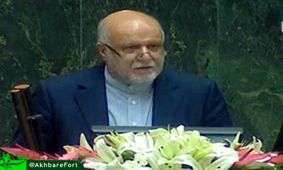 زنگنه برای دفاع از خود پشت تریبون مجلس قرار گرفت/دست ظریف را می‎بوسم/ به درخواست خانواده شهدا حضور در وزارت نفت را پذیرفتم