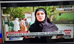 برخورد طالبان با خبرنگار زن سی ان ان در افغانستان