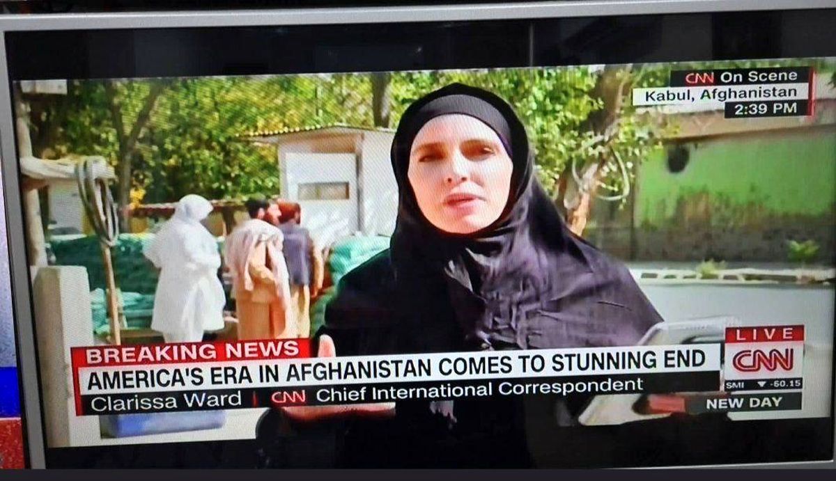 برخورد طالبان با خبرنگار زن سی ان ان در افغانستان