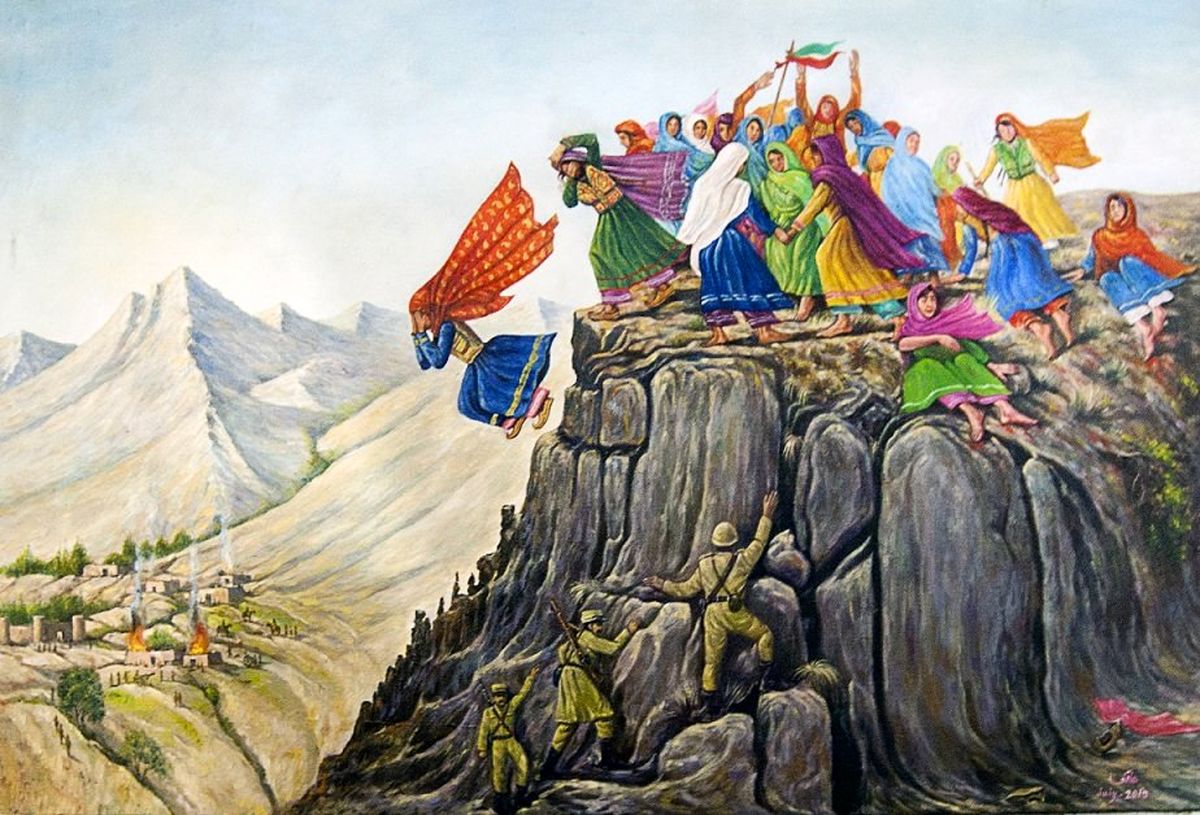 دختری که اسطوره افغان ها شد/ شیرین تن به اسارت نداد و خود را از کوه پایین انداخت