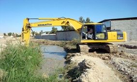 آبیاری یک میلیون نخل با لایروبی نهرهای شادگان آغاز شد