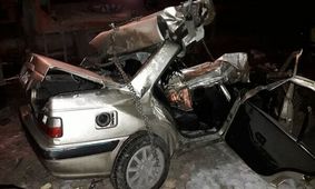 مرگ پدر و دختر در آغوش هم