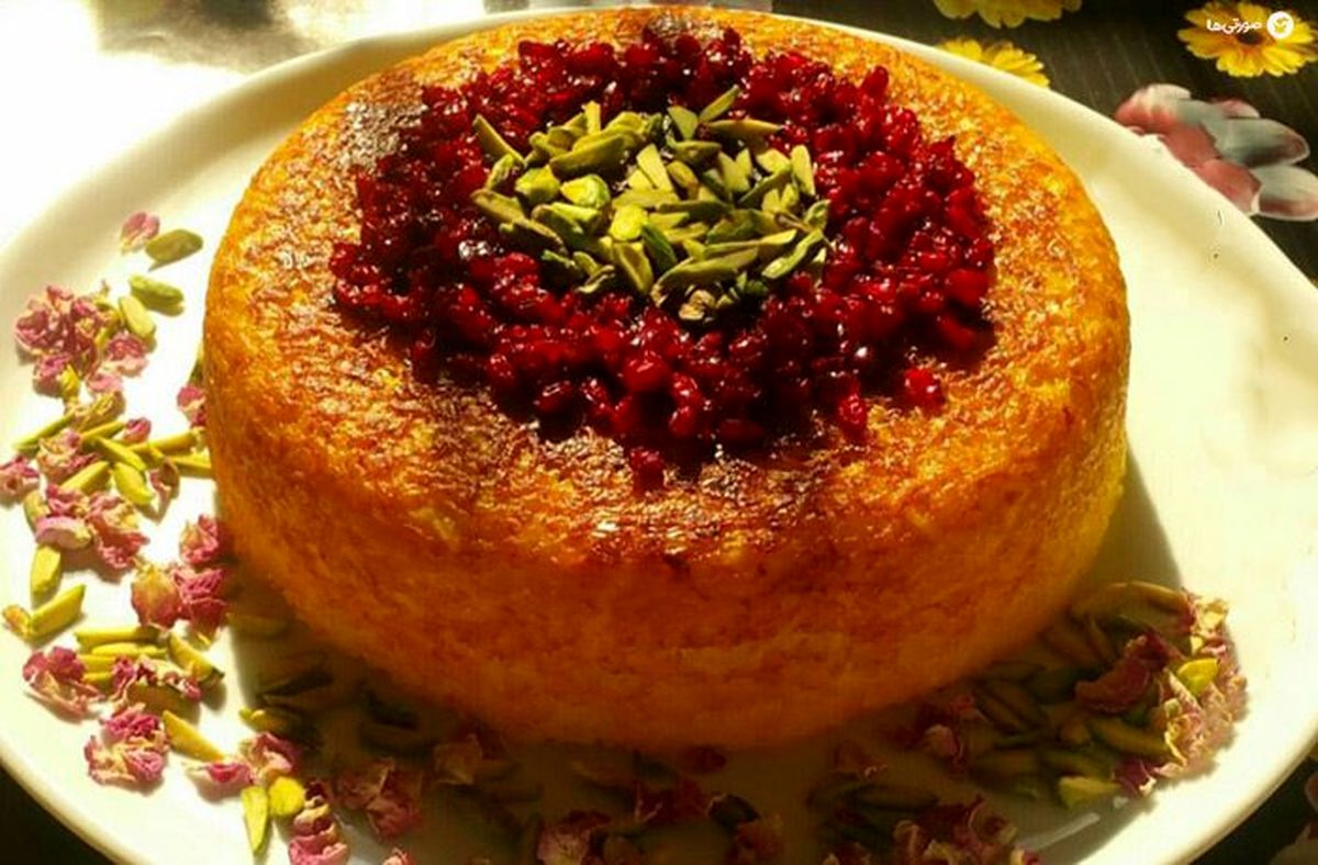 ته‌ چین گوشت و سبزیجات
