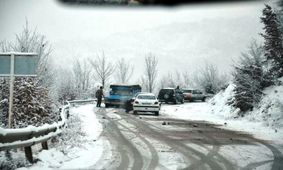 محورهای کوهستانی گیلان لغزنده است