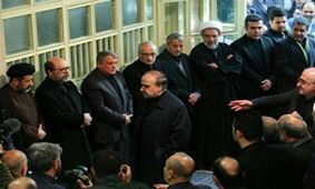 حضور ورزشی‌ها در مراسم وداع با پیکر آیت‌الله هاشمی رفسنجانی