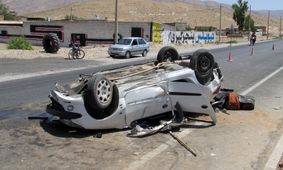 واژگونی خودرو در بروجرد یک کشته و چهار مصدوم داشت