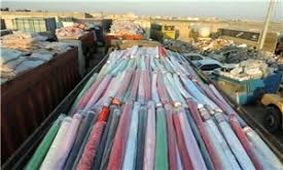 کشف 4 کانتینر پارچه قاچاق