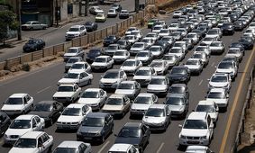 ترافیک درجاده کرج- چالوس سنگین است