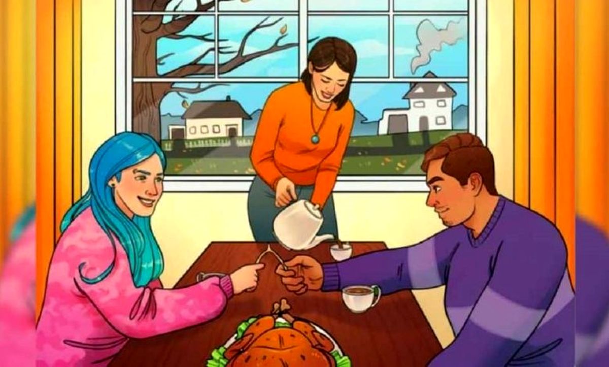 تست بینایی/ در کمتر از 6 ثانیه توجه خود را به عکس اتاق مهمان جلب کنید و خطا را پیدا کنید؟