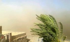 سرعت وزش باد در زابل به 101 کیلومتر رسید