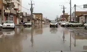 خوزستان در شرایط بحرانی/ آبگرفتگی معابر در اهواز/ ویدئو