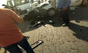 سانحه رانندگی خودروی حامل استاندار اصفهان در جریان سفر شهرستانی به جرقویه

