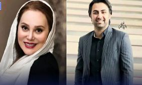 سلفی عاشقانه آرام جعفری و بابک انصاری