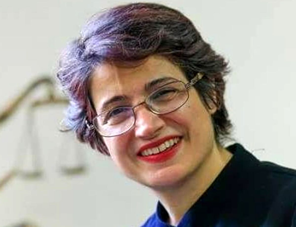 نسرین ستوده آزاد شد/ عکس

