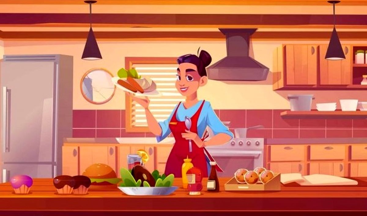 تست هوش شناسایی وسیله مزاحم در آشپزخانه