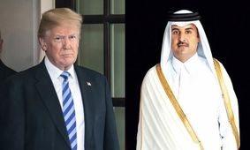 گفتگوی تلفنی امیر قطر و ترامپ درباره تحولات منطقه و تجاوزات به ایران و پاسخ تهران

