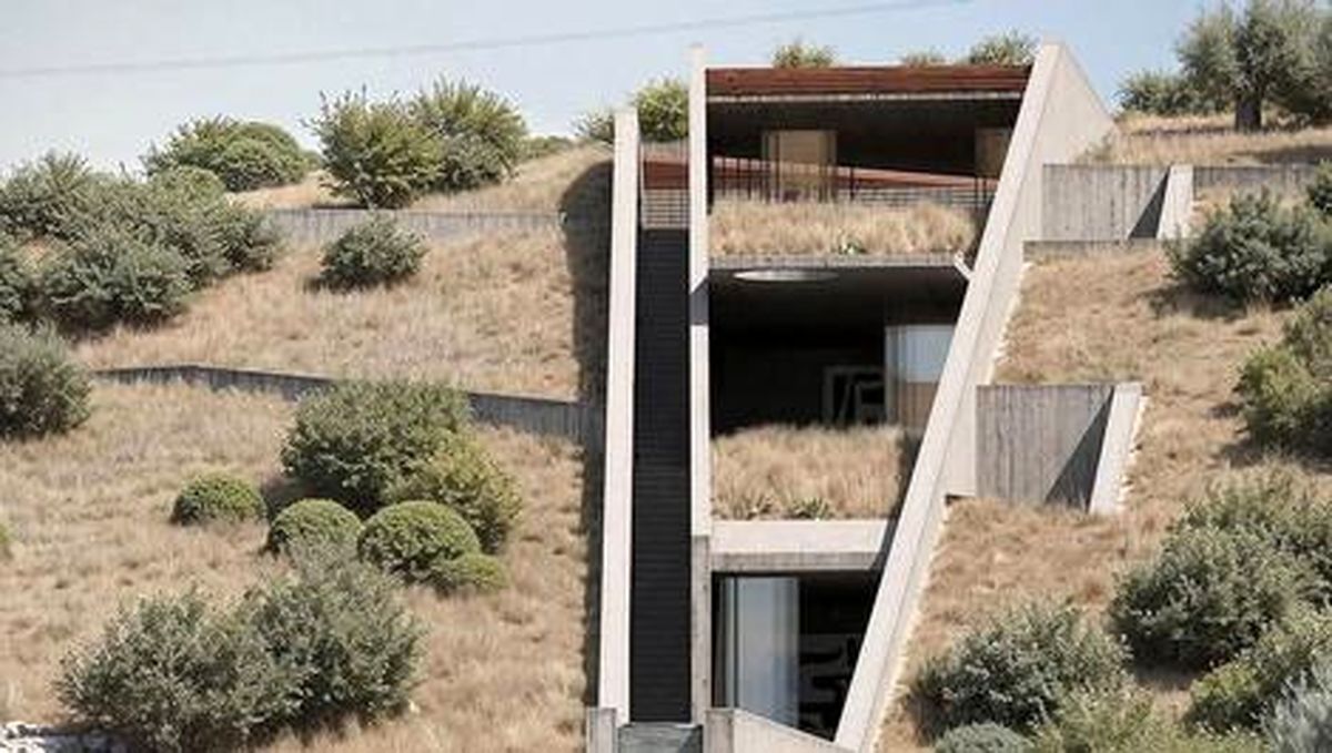 این خانه تمام تصورات بیننده درباره زیبایی را تغییر می دهد/ احساس تبدیل شدن به بخشی از زمین/ تصاویر
