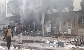  تصاویر پهپادی از اغتشاشگران مسلح در مهاباد/ ویدئو