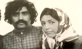  سفر در زمان؛ «نصرت پرتوی، فاطی فیلم گوزن ها» در کنار بهزاد فراهانی؛ سال 96/ عکس
