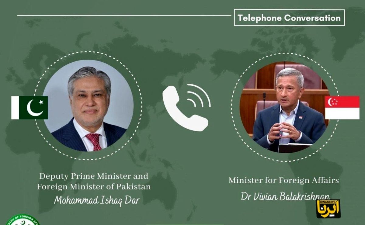 درخواست پاکستان از سنگاپور برای تسهیل بازگشت امن ملوانان ایرانی و پاکستانی  